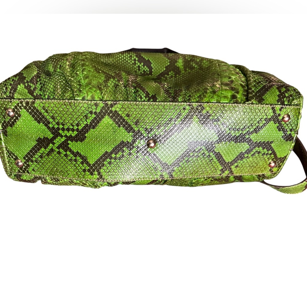 Gucci Green Python Crossbody/Handbag - image 7
